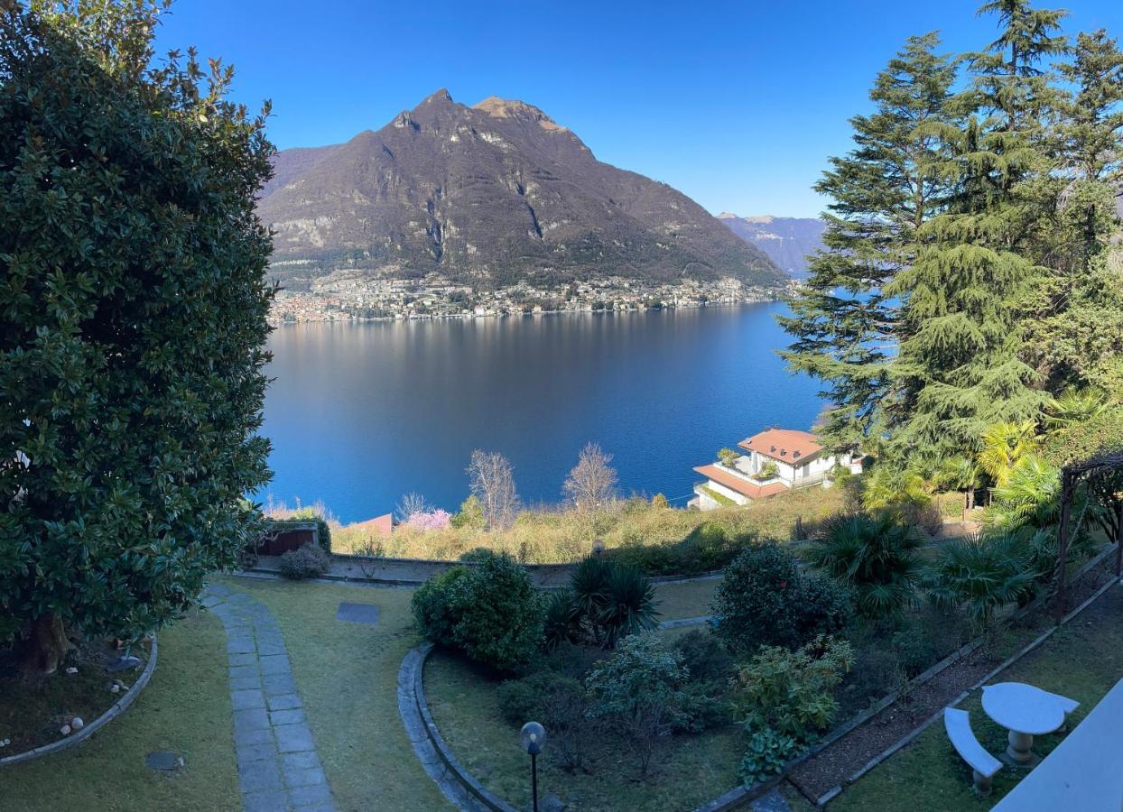 Lake Como Villa Ines Junior Apartment Faggeto Lario Exterior foto